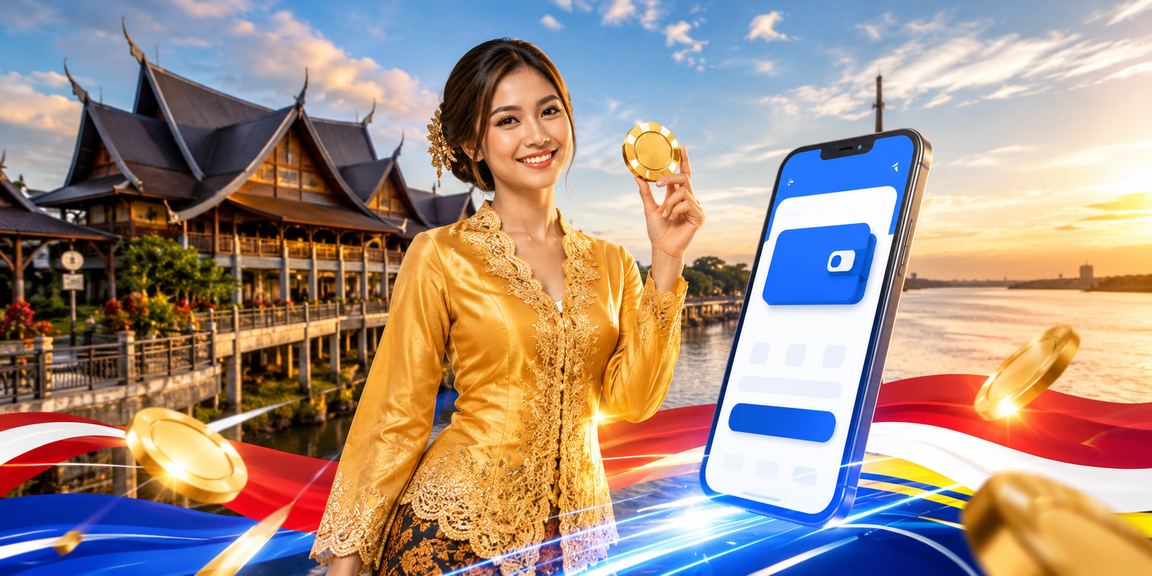 A female user in baju kebaya from Sarawak checking her cashback bonus on her 5305 account on a tablet